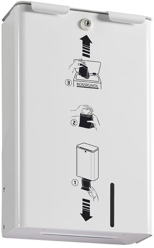 Rossignol SAS Blanka, with bag dispenser, 10 l, white - Rubbish Bin - Main image
