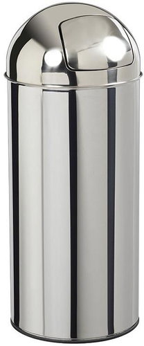 Rossignol SAS Push 45 l, shiny chrome - Rubbish Bin - Main image