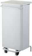 Rossignol SAS Collecroule Mobile Pedal, 110 l, white - Rubbish Bin