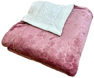 Rosh Lamb blanket Hearts 200 × 230 cm, pink - Blanket