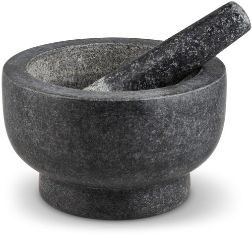 Cole & Mason Granite Mortar & Pestle, 20 cm, Black - Mortar - Main image