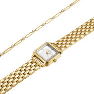 Rosefield Boxelle Watch and Round Crystals Bracelet BWGRC-X283 - Watch Gift Set