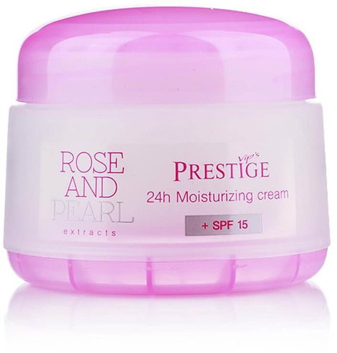 Prestige Rose a Perla hydratační krém na obličej 24 hodin s SPF15 50 ml - Face Cream - Main image