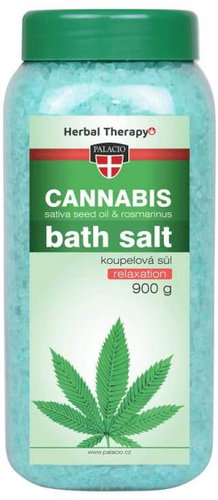 Herbal Therapy Cannabis Rosmarinus koupelová sůl 900 g - Bath Salt - Main image