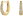 Gold plated earrings JECHG - J1027