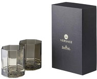 ROSENTHAL VERSACE CRYSTAL MEDUSA LUMIERE HAZE Whisky, 2 pcs - Glass