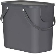 Rotho Systém triedenia odpadu ALBULA box  25 l – antracit - Odpadkový kôš