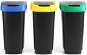 Rotho 3er-Set Abfalleimer zur Mülltrennung TWIST 25 Liter - Mülleimer