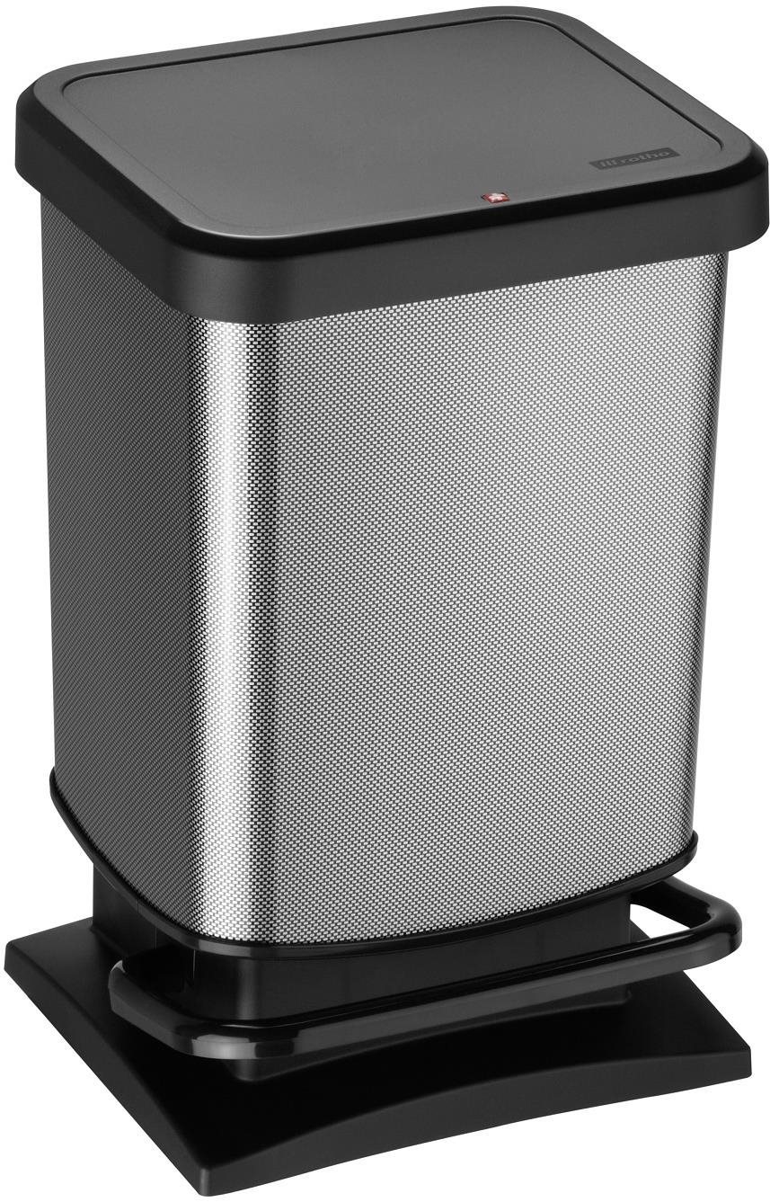 Rotho Abfallbehälter PASO 20 Liter - carbon - Mülleimer