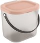 Rotho ALBULA Waschmittelbehälter - 6 Liter - rosa - Aufbewahrungsbox