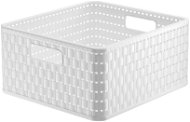 Rotho COUNTRY 14 l, négyzet alakú, fehér - Tároló doboz