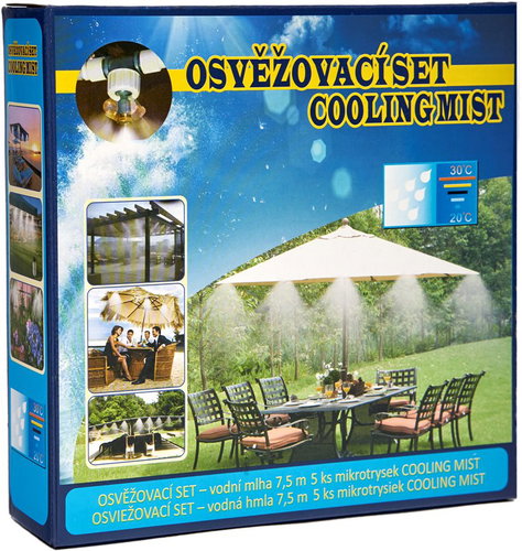 Water Mist Set 7.5m - Fog Nozzle - Main image