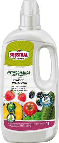 SUBSTRAL Liquid fertilizer PERFORMANCE ORGANICS - FRUIT AND VEGETABLES, 1 l - Fertiliser - Main image