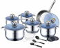 Royalty Line Sada nádobí nerez s funkcí Thermo Control 18 ks RL-1801B - Cookware Set