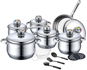 Royalty Line Sada nádobí nerez s funkcí Thermo Control 18 ks RL-1802 - Cookware Set