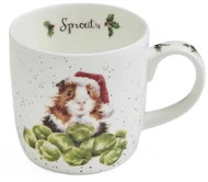 Royal Worcester Christmas porcelain mug Guinea pig - Mug