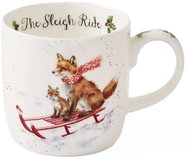 Royal Worcester Christmas porcelain mug Foxes - Mug