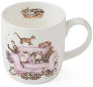 Royal Worcester Porcelain Mug Cats - Mug