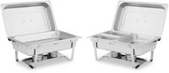 Royal Catering buffet heater for paste food with 2 × 8 l GN containers - set of 2 - Chafing