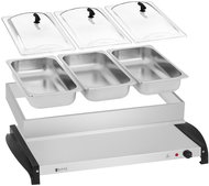 Royal Catering food warmer for 3 electric containers 400 W - Chafing