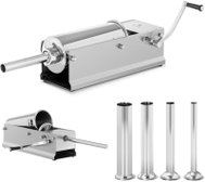 Royal Catering Horizontal Manual Sausage Filling Machine 5 L + 4 Funnels - Sausage Stuffer