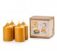 Set of Advent candles made of beeswax - Advent time 4 pcs - Candle Set