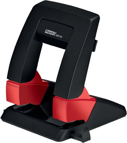 RAPID Supreme SP30 Press Less™, Black - Paper Punch - Main image