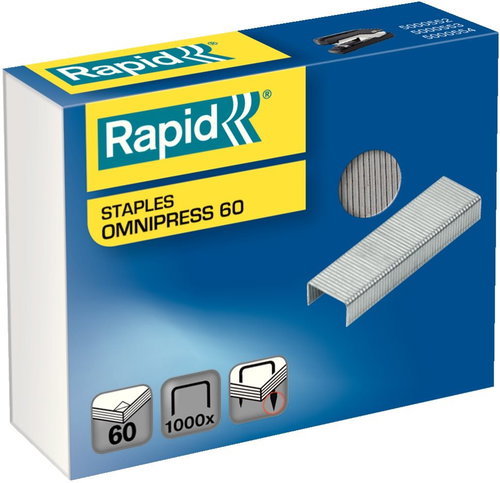 Rapid Omnipress 60 - 1000 pcs pack - Office Staples - Main image