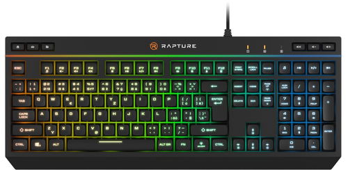Rapture Cadet K-573 černá - CZ/SK - Herní klávesnice - Hlavní obrázek