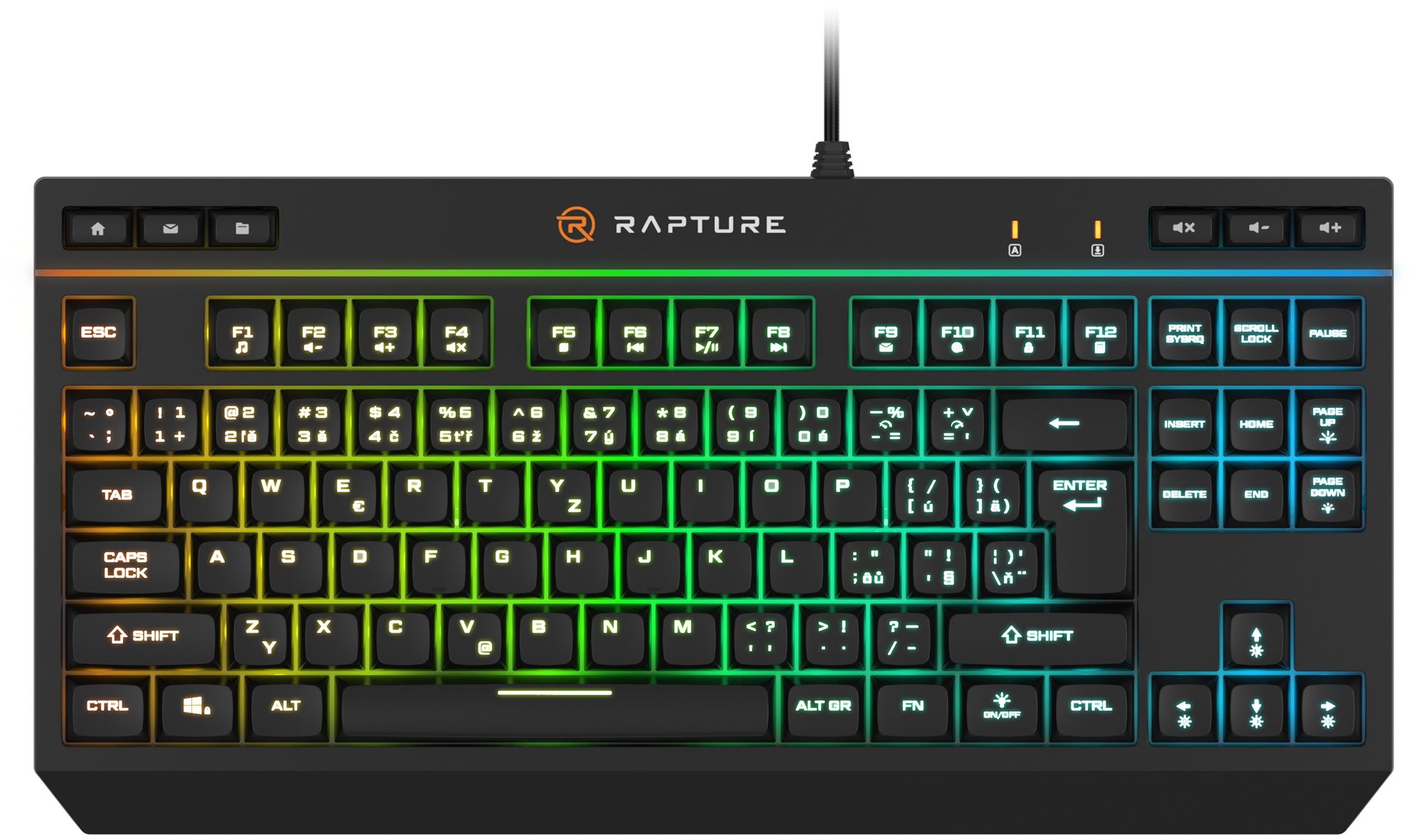 Rapture Cadet K-498 čierna – CZ/SK za 7,99 € - Herná klávesnica | Alza.sk