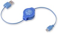 Retrak computer USB typ A / microUSB - modrý - Dátový kábel