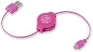 RETRAK computer USB type A / microUSB - Pink - Data Cable
