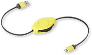 RETRAK Lightning Charge & Sync 1m žltý - Dátový kábel
