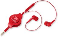 Retraky Earbuds iPhone Controls červená - Slúchadlá