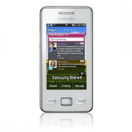 SAMSUNG S5260 Star Ceramic White - Mobile Phone