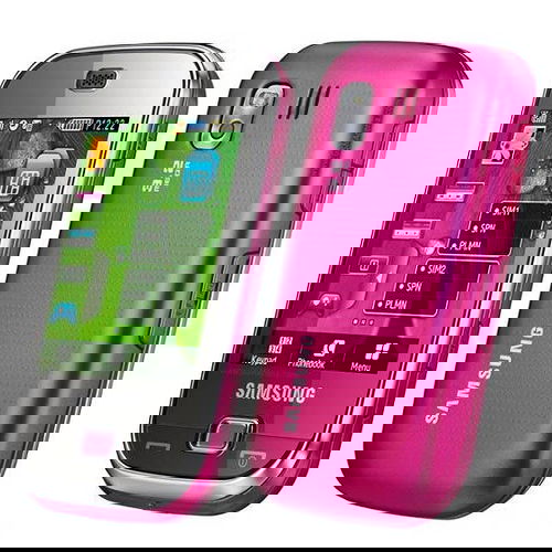 Samsung B5722 Pink - Mobilní telefon - Hlavní obrázek