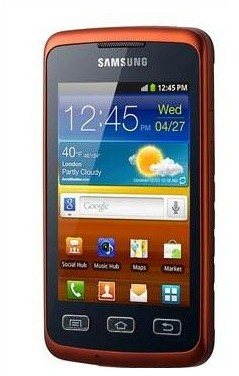 Samsung Galaxy Xcover (S5690) Black Orange - Mobilní telefon - Hlavní obrázek