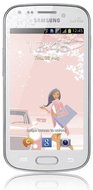 Samsung Galaxy S Duos (S7562) White La Fleur - Mobile Phone