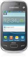  Samsung DUOS Rex 70 (S3802) Metallic Silver  - Mobile Phone