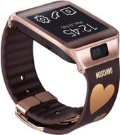 Samsung ET-SR380RA (brown/gold heart) - Remienok na hodinky
