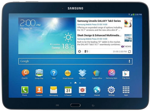 Samsung Galaxy TAB 3 10.1 3G Black - Tablet - Main image