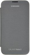Samsung Galaxy NOTE II (N7100) EFC-1J9FS Silver Grey - Pouzdro na mobil