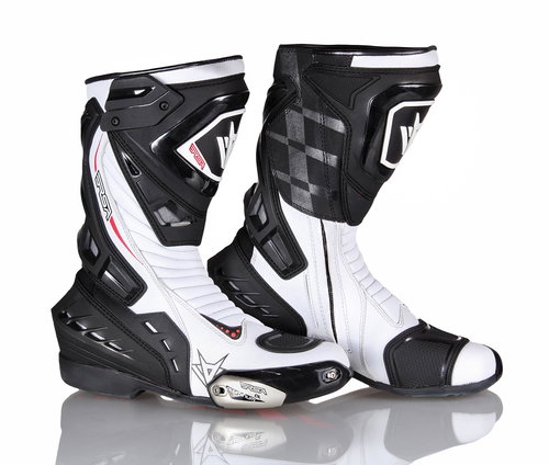 RSA GP-01 černo-bílé, vel. 42 - Motorcycle Shoes - Main image