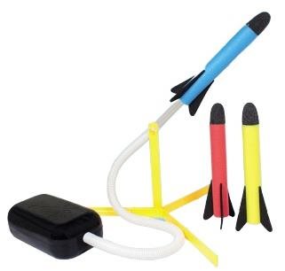 Günther Air Rocket foam rockets 3 pcs with launcher - Outdoor Game - Main image