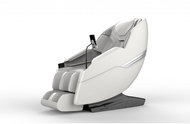 RSROYAL RS-3570 4D Relaxační polohovací křeslo s LCD displejem v ČJ bílo-šedé - Massage Chair