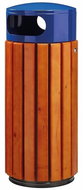 Rossignol Zeno 57885 outdoor waste bin - 60 L, wood, blue - Rubbish Bin