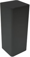 Garbage bin for separated waste Caimi Brevetti Centolitri 100 L, black, full lid - Rubbish Bin