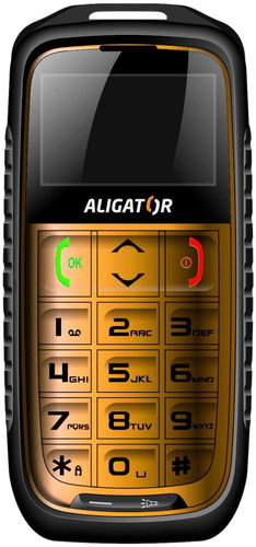 Aligator R5 Outdoor, černo-žlutý - Mobile Phone - Main image