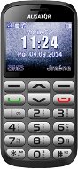 Aligator A870 Senior Grey + Stolní nabíječka - Mobilný telefón