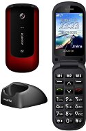 Aligator V500 Senior, červeno-černý - Mobilný telefón